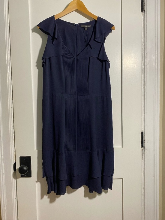 Banana Republic Navy Blue Dress size 12 - Picture 1 of 7